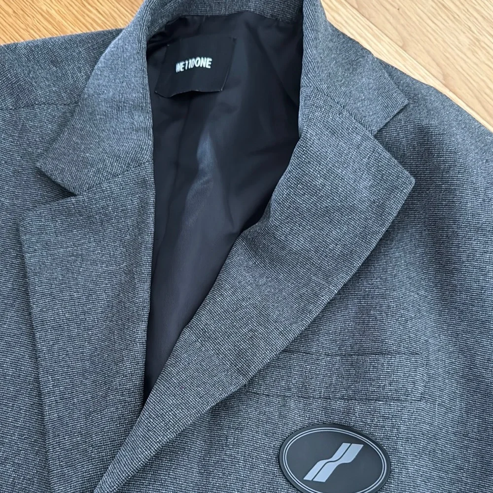 Gray Blazer Jacket - Picture 2 of 2